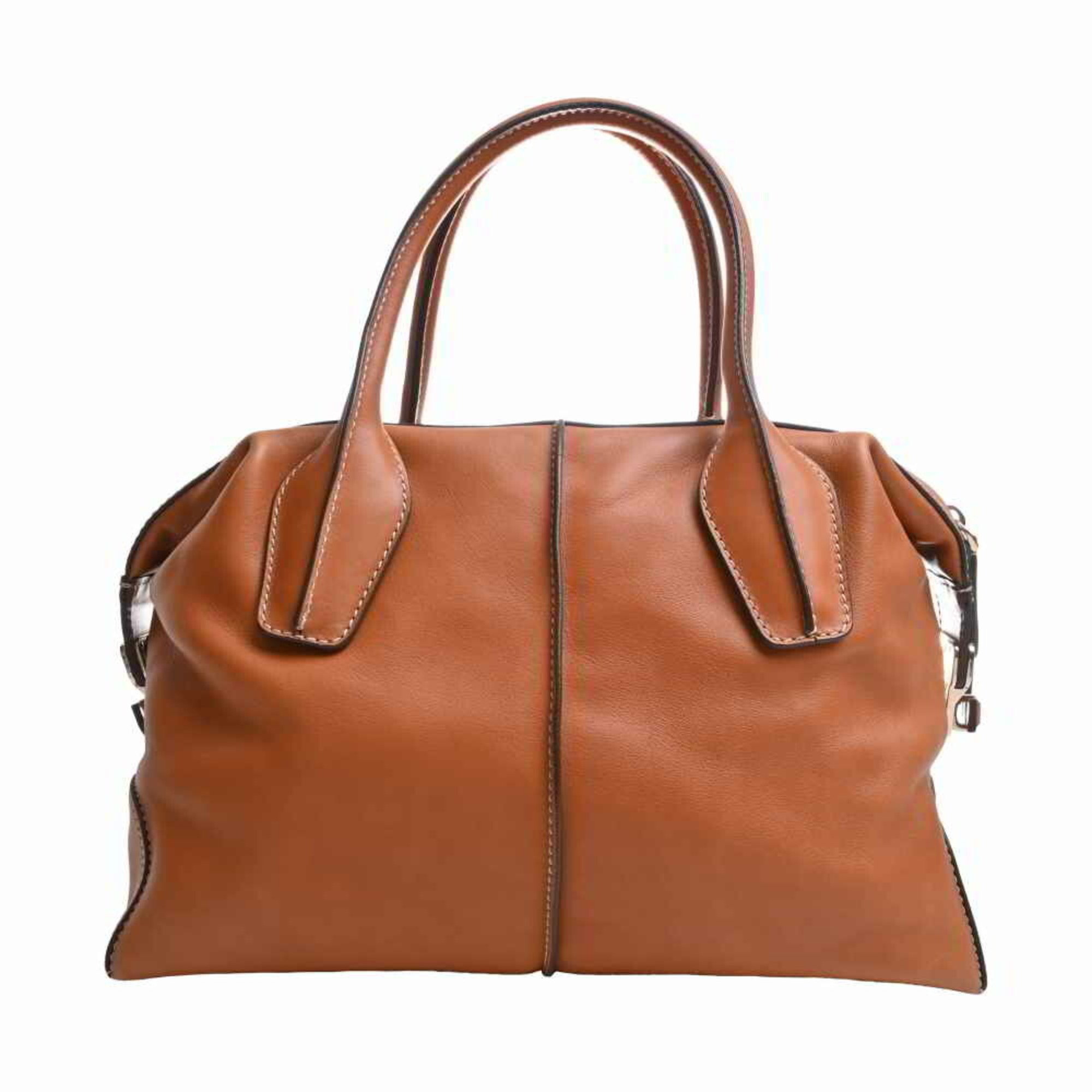 Tod's Leather Handbag Brown Ladies